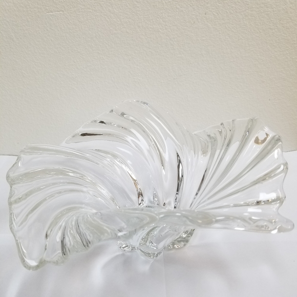 10057 NIB Mikasa Crystal Belle Epoque 11" Dish Bow - Picture 3 of 8